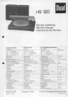 Dual HS-120-Service-Manual 